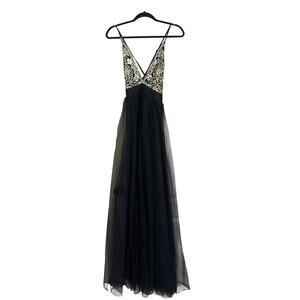 Luxxel Black Whimsical Fairy Prom Dress Womens S Adjustable Whimsygoth HOCO Goth